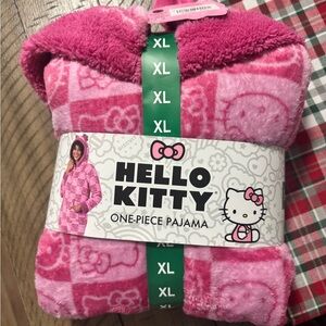 Hello Kitty Fuchsia Hooded Onesie